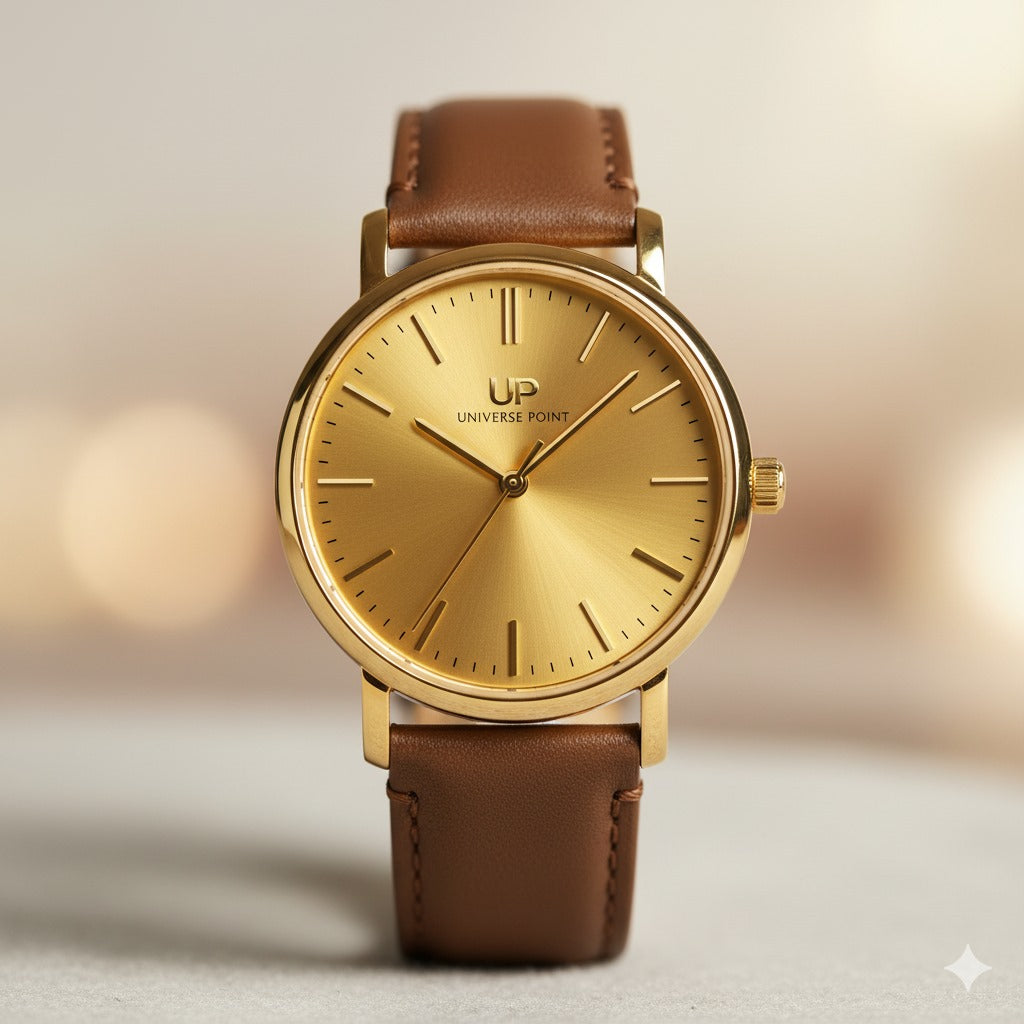 Universe Point Gold Classic Watch