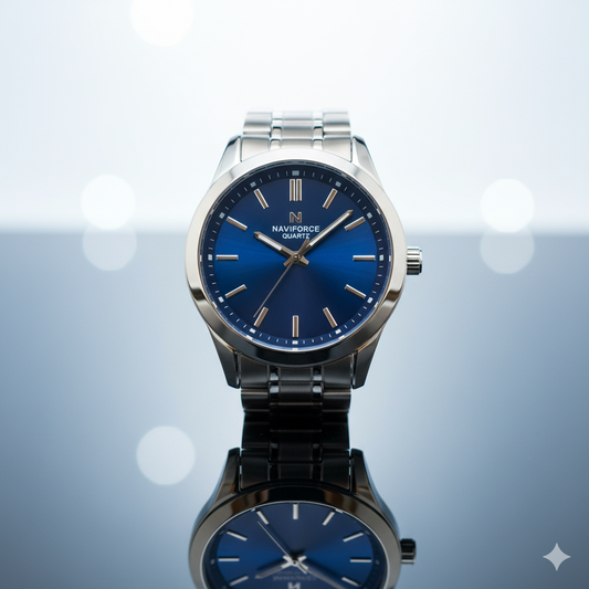 Naviforce Classic Blue Dial Quartz Watch