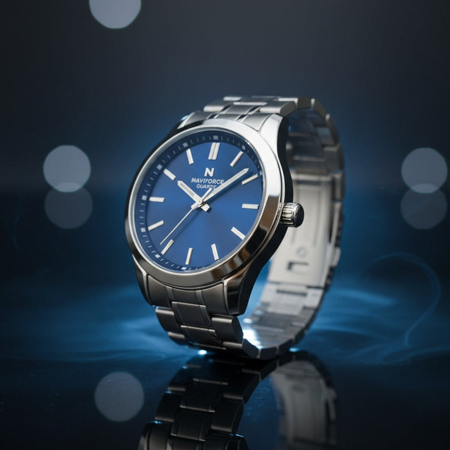 Naviforce Classic Blue Dial Quartz Watch